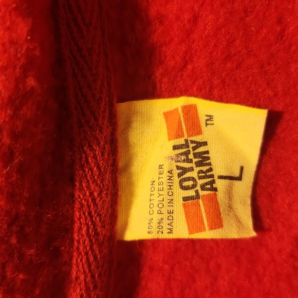 Vtg Loyal Army gamer hoodie size L - Picture 3 of 16